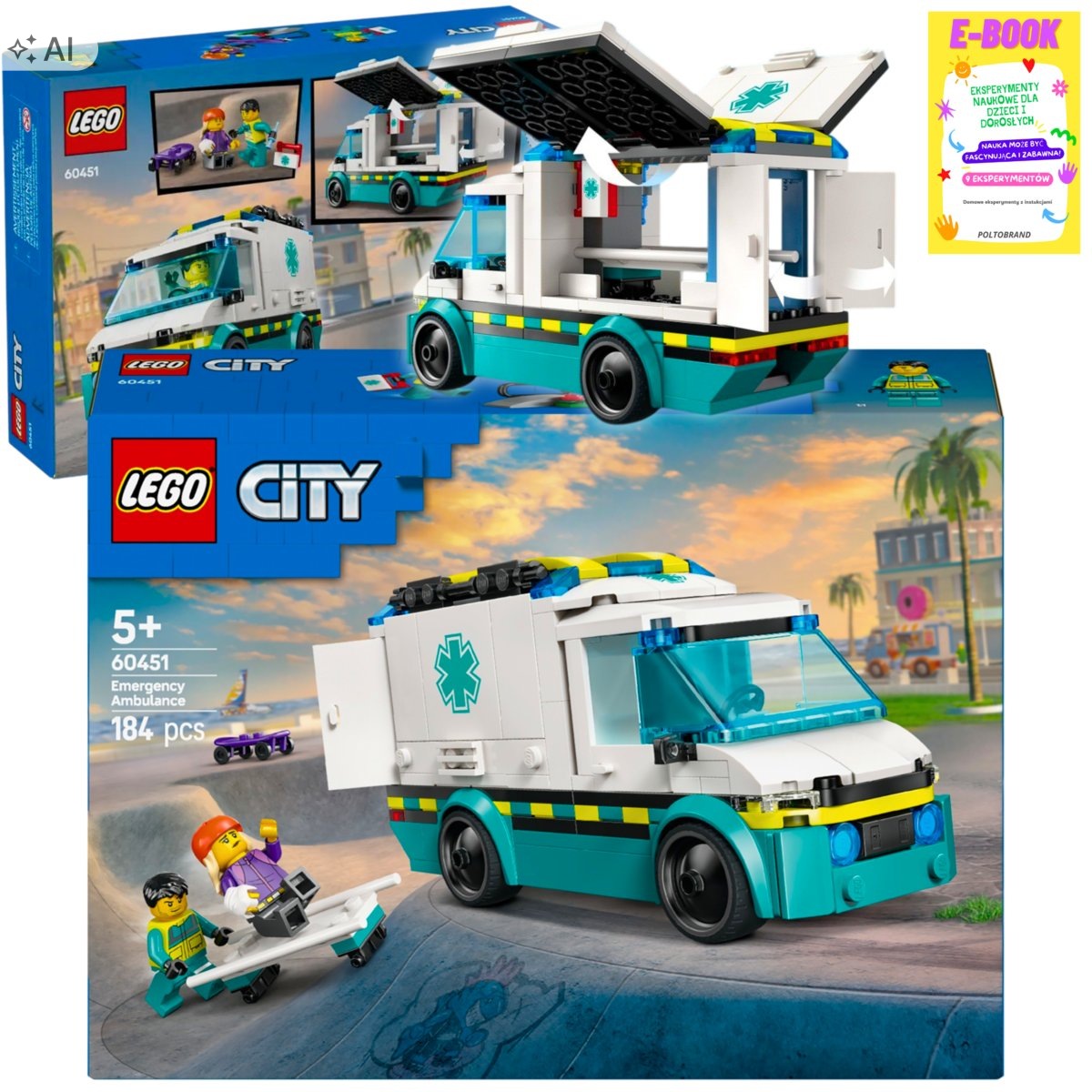 Lego Klocki City Karetka Pogotowia Dla Dziecka Ebook
