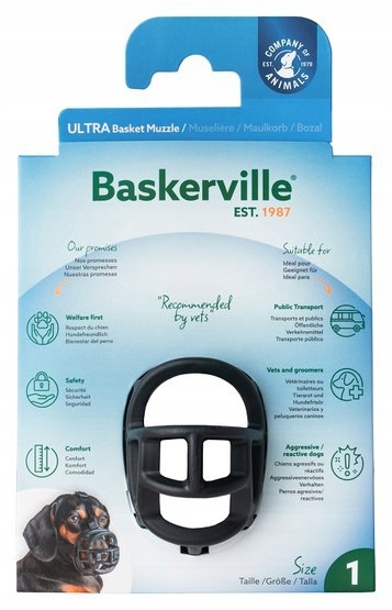 Levně Baskerville Náhubek Ultra-1 černý