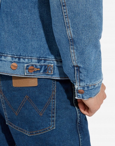 KURTKA MĘSKA WRANGLER 124MJ SHERPA W4MSUG10K R.L Długość do bioder