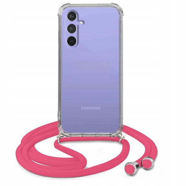 

Etui Crossbody do Samsung A54 5G Case Sznurek Róż