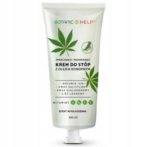 

Krem do stóp z olejem konopnym BotanicHELP, 100ml