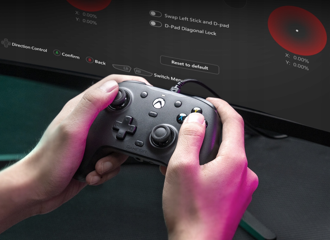Kontroler przewodowy GameSir G7 HE Czarny Pad GamePad do Xbox Windows USB-C Tryb pracy analogowy