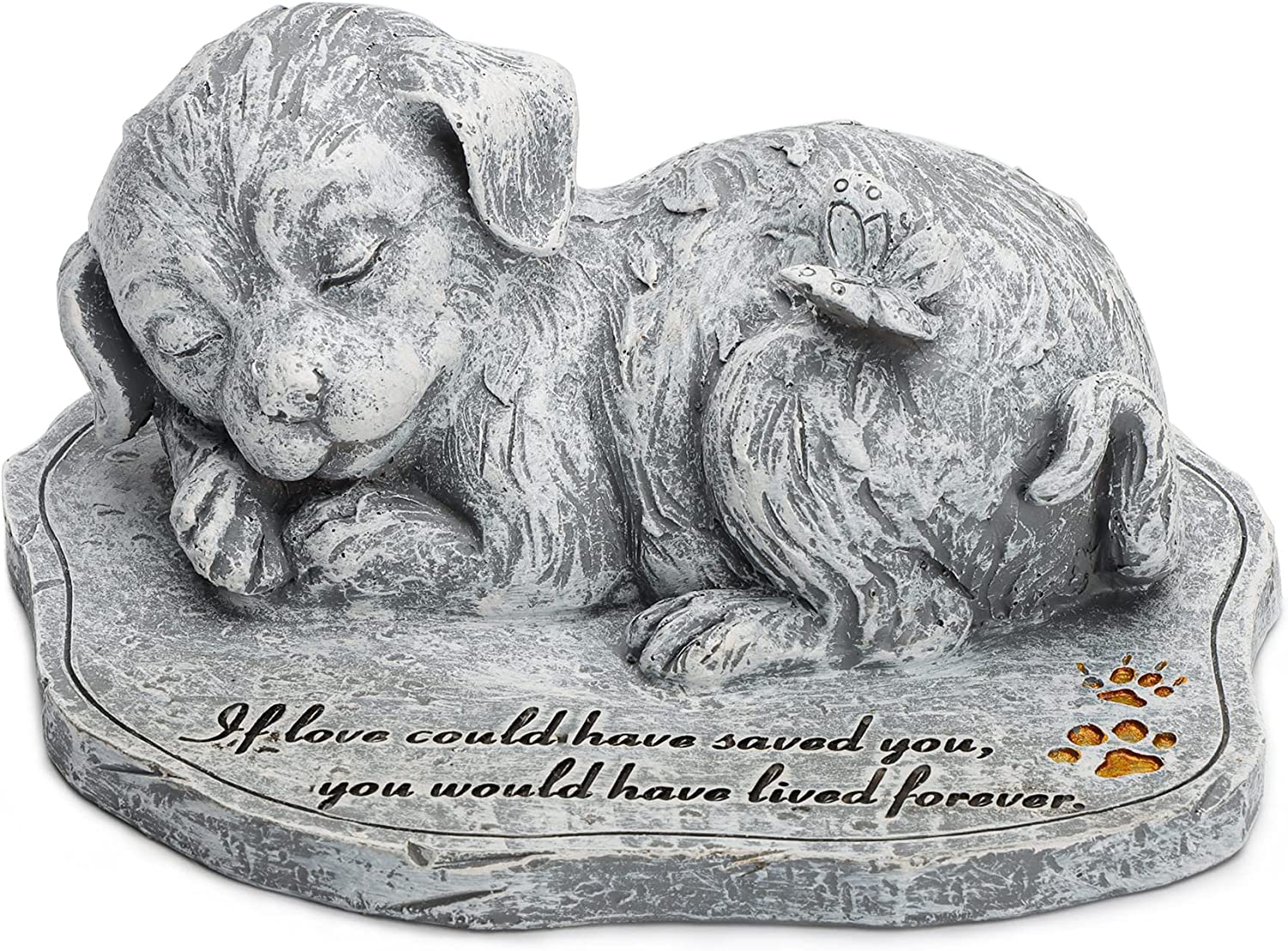 Levně Pamětní kámen pes soška náhrobní paměť