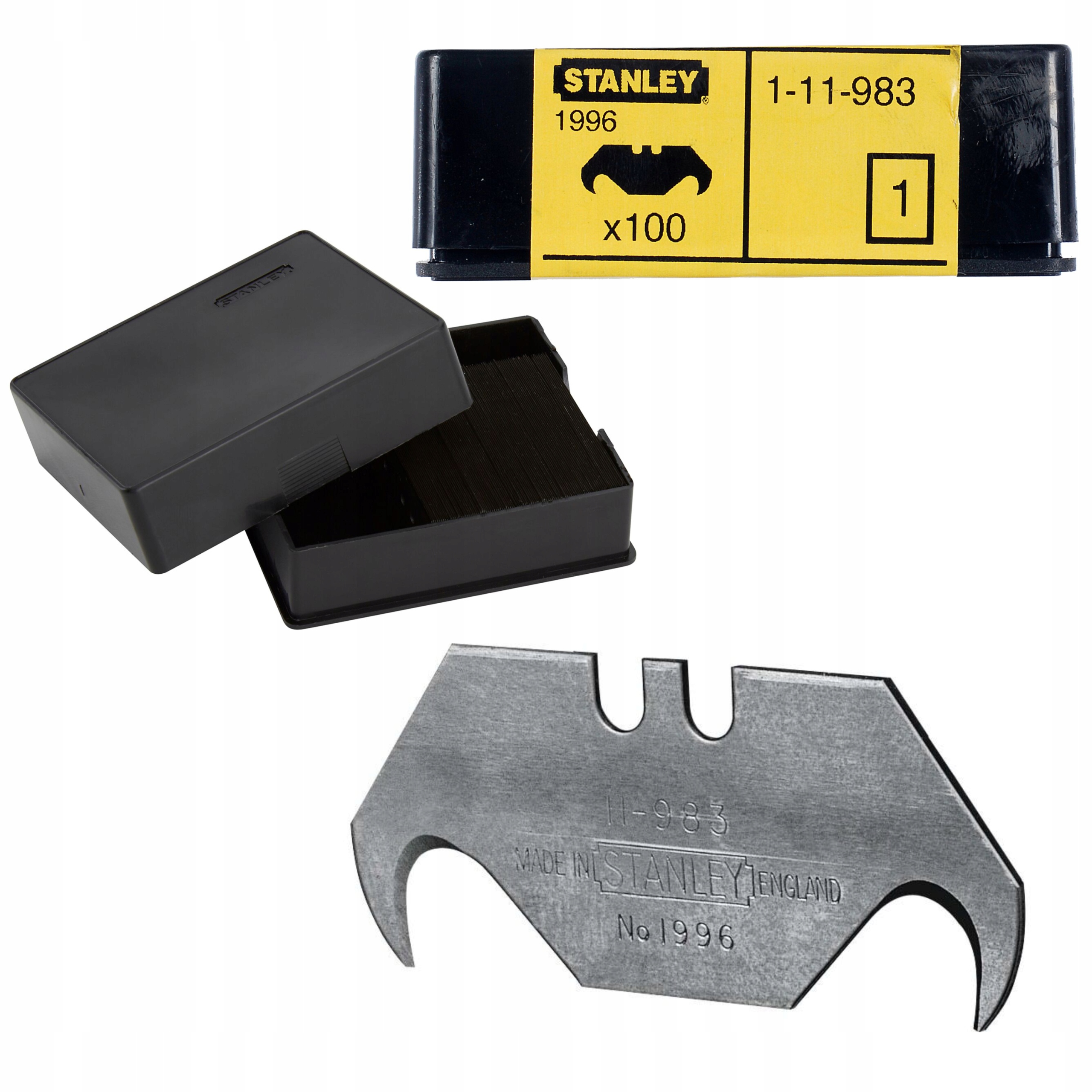 

Stanley Noże 100el Ostrze 1996 Hakowe 19/50mm
