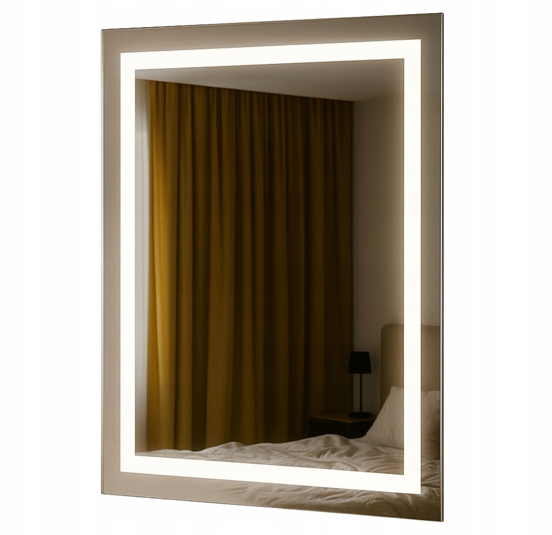 Zrcadlo 60 X 60 Led Osvětlení Luna
