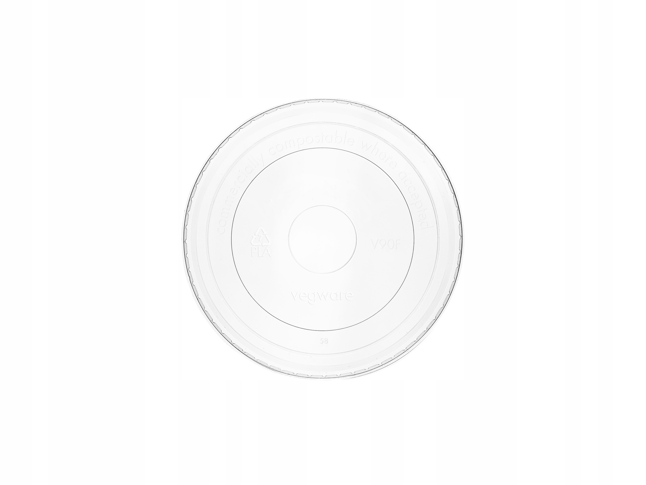 

Przezroczysta pokrywka Pla do poj. o śr.90mm 50szt