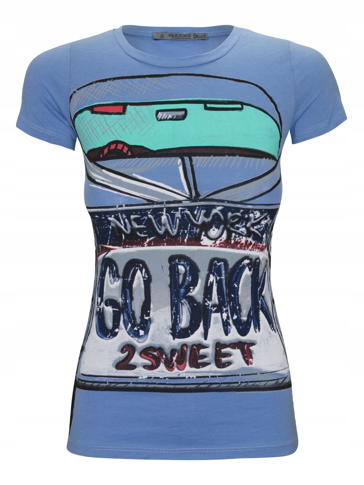 

Quickside T-Shirt Damski Niebieski Wzór rozmiar M