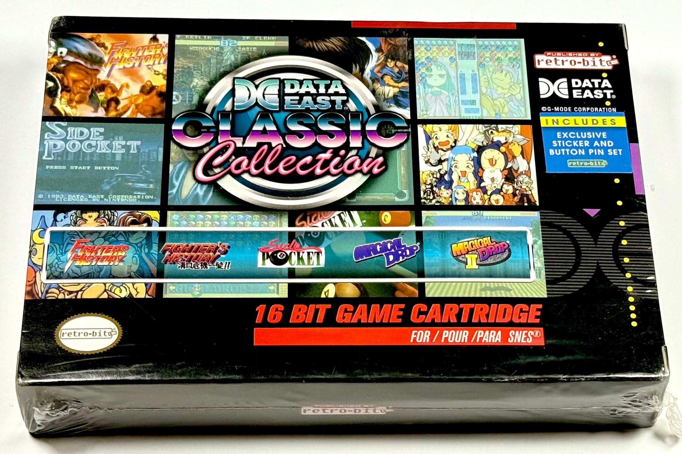 Data East Classic Collection Super Nintendo SNES Folia