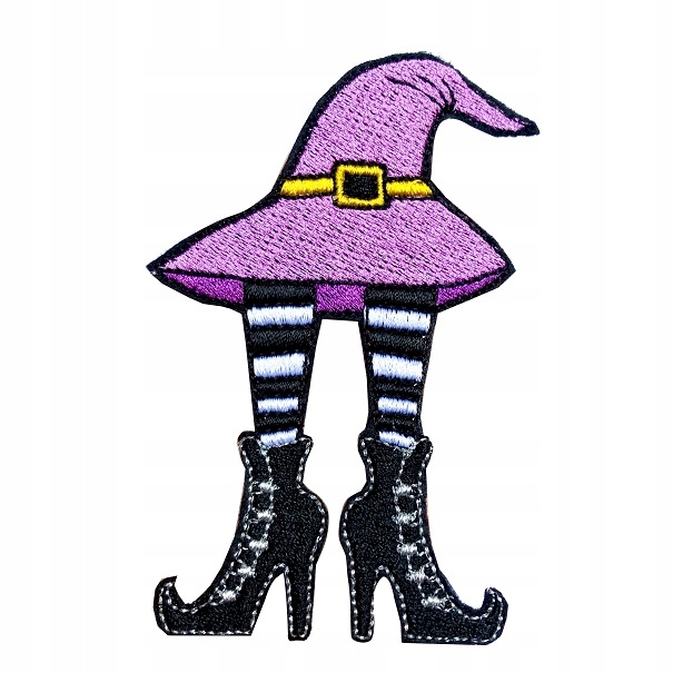 

Naszywka halloweenowa czarownica w kapeluszu