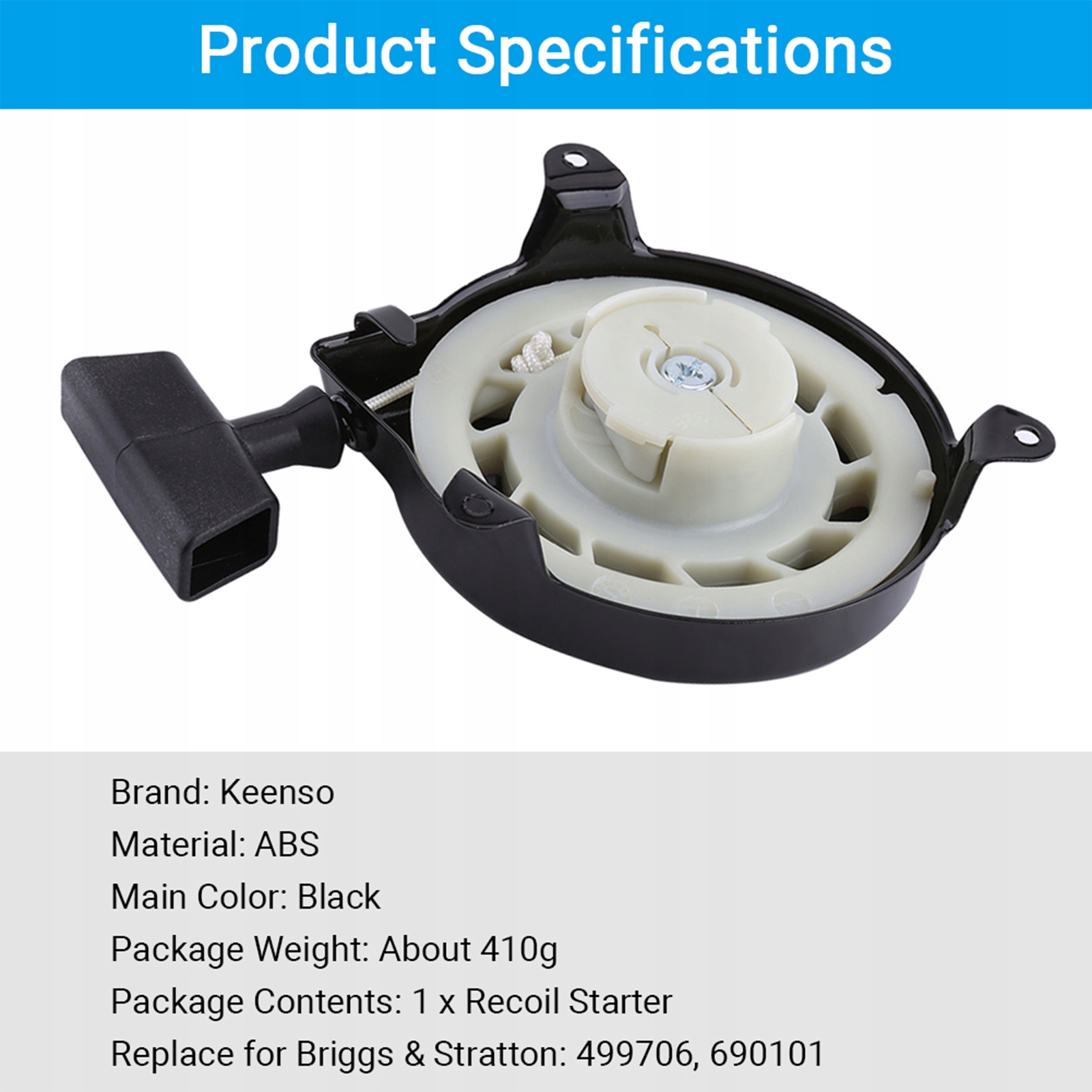 ROZRUSZNIK ODRZUTOWY DLA SILNIKÓW BRIGGS STRATTO EAN (GTIN) 6990550182100