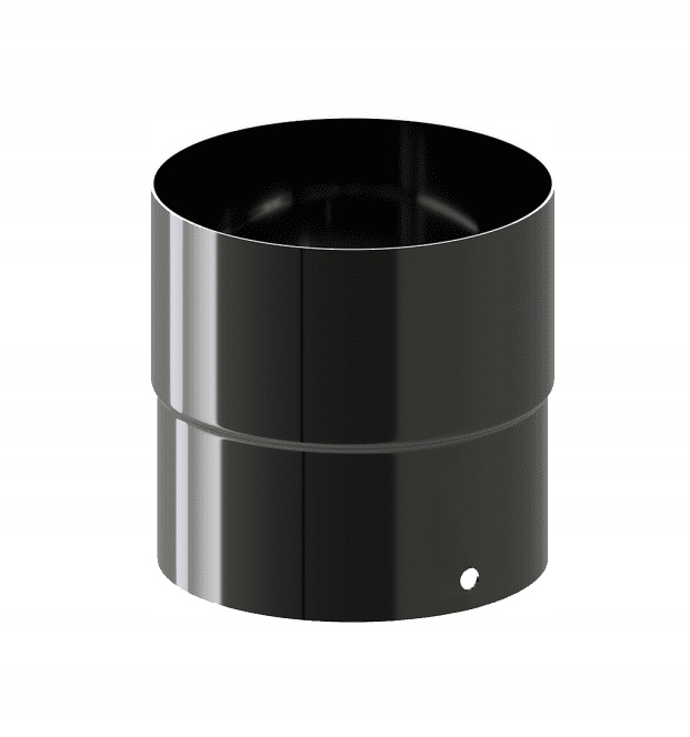 ZŁĄCZKA RURY - MUFA KROP STAL fi 90 ral 8017 BRĄZ