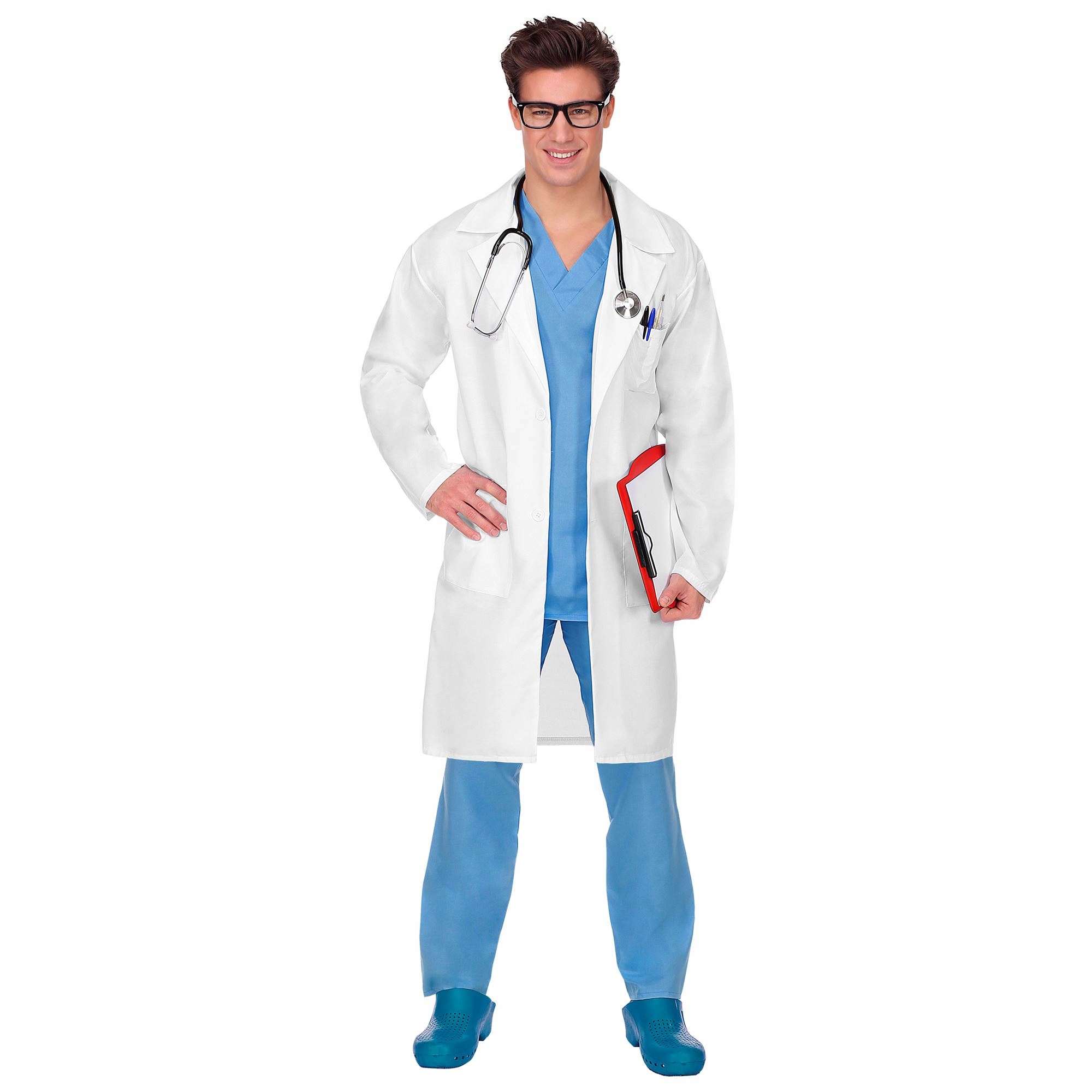 Kostým Lékař Doktor Zástěra Košile Kalhoty M 70262 Widman Karneval