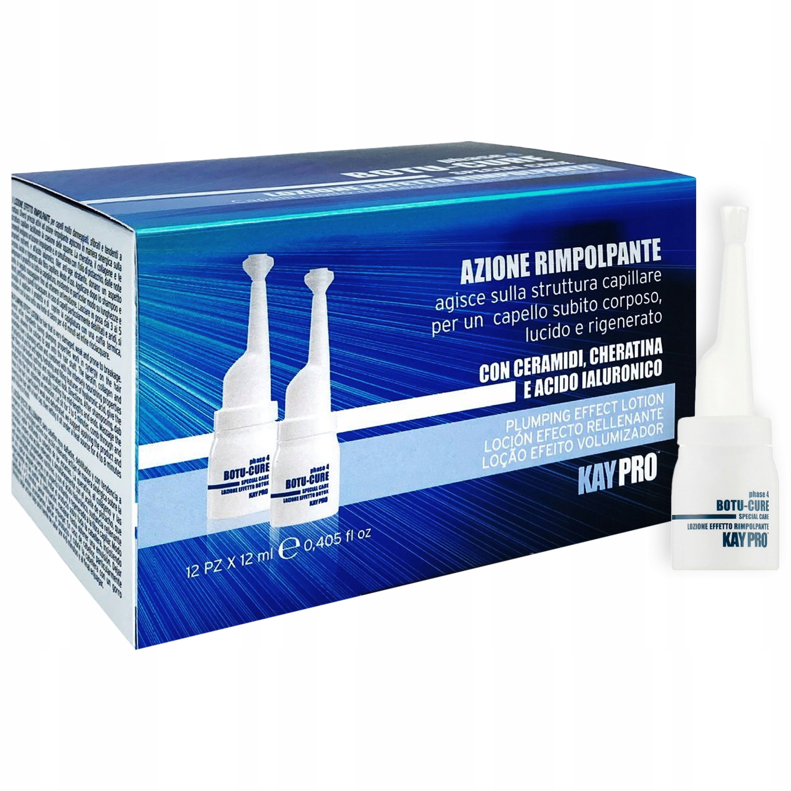 Ampulky pro poškozené vlasy KayPro 12x12 ml, regenerační