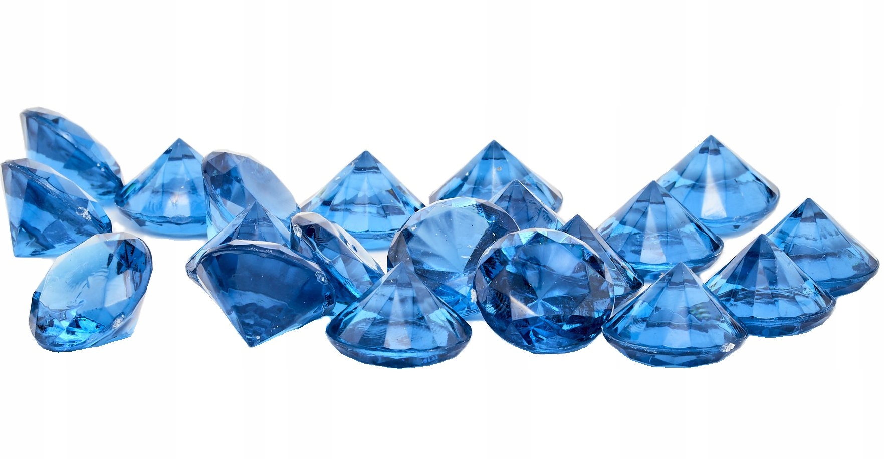 

Diamenty Kryształki wesele ślub 2cm 100szt. kolory