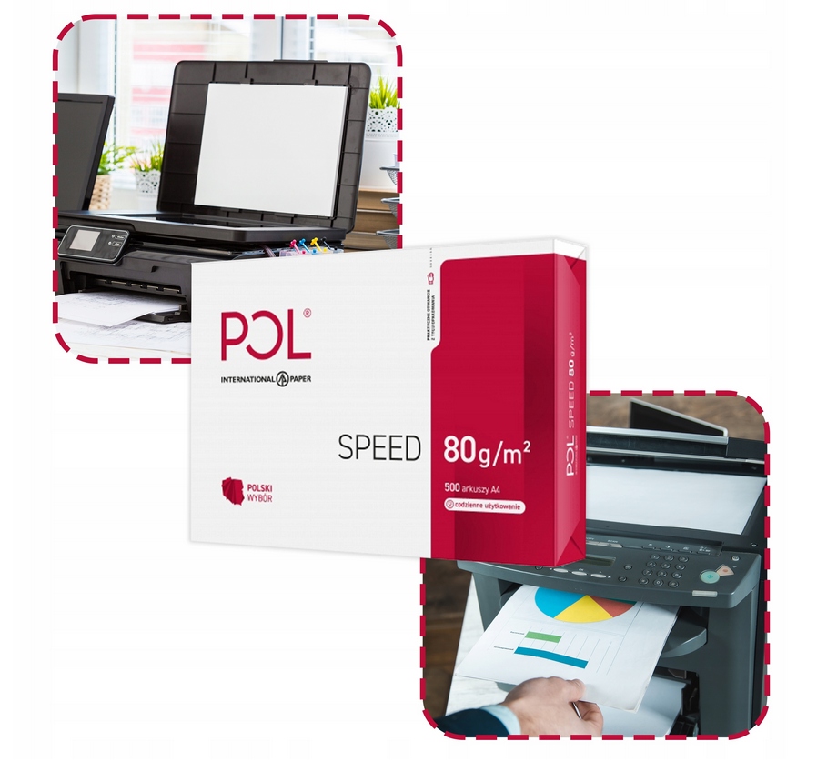 Papier biurowy PolSpeed format A4 karton Liczba sztuk w ofercie 1 szt.