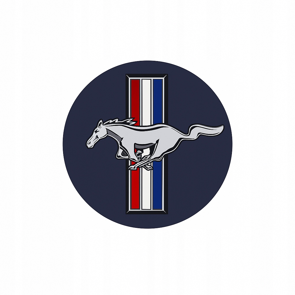 Ford Mustang naklejka drukowana