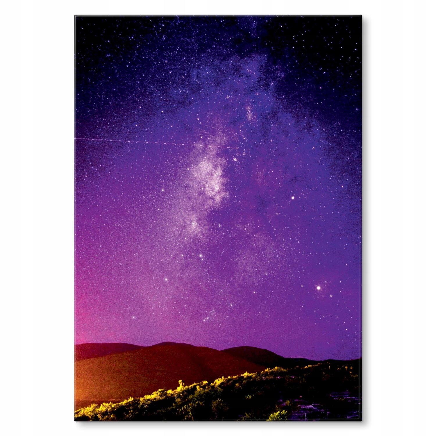 Kovový plakát Purpurové nebe Šidítko Plech 30 x 42 cm Dárek