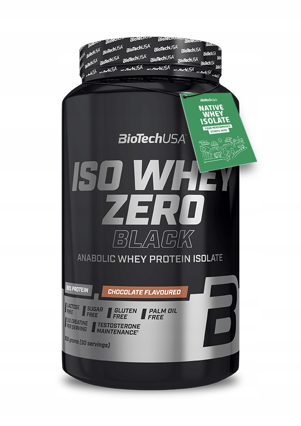 BioTech Iso Whey Zero Black 908 g Wpi protein Čokoláda