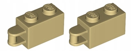 

Lego klocek 1x2 zaczep piaskowy 2 szt 34816 Nowy