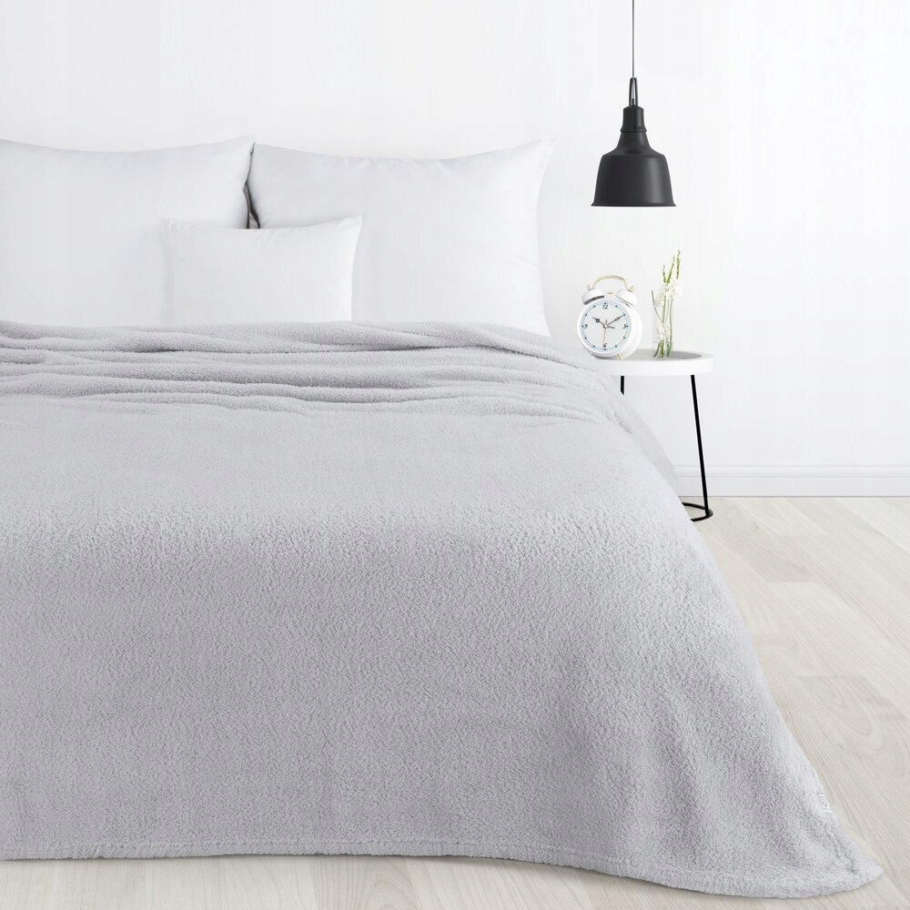 Deka Lori 200x220 Design91 stříbrná, měkká a nadýchaná
