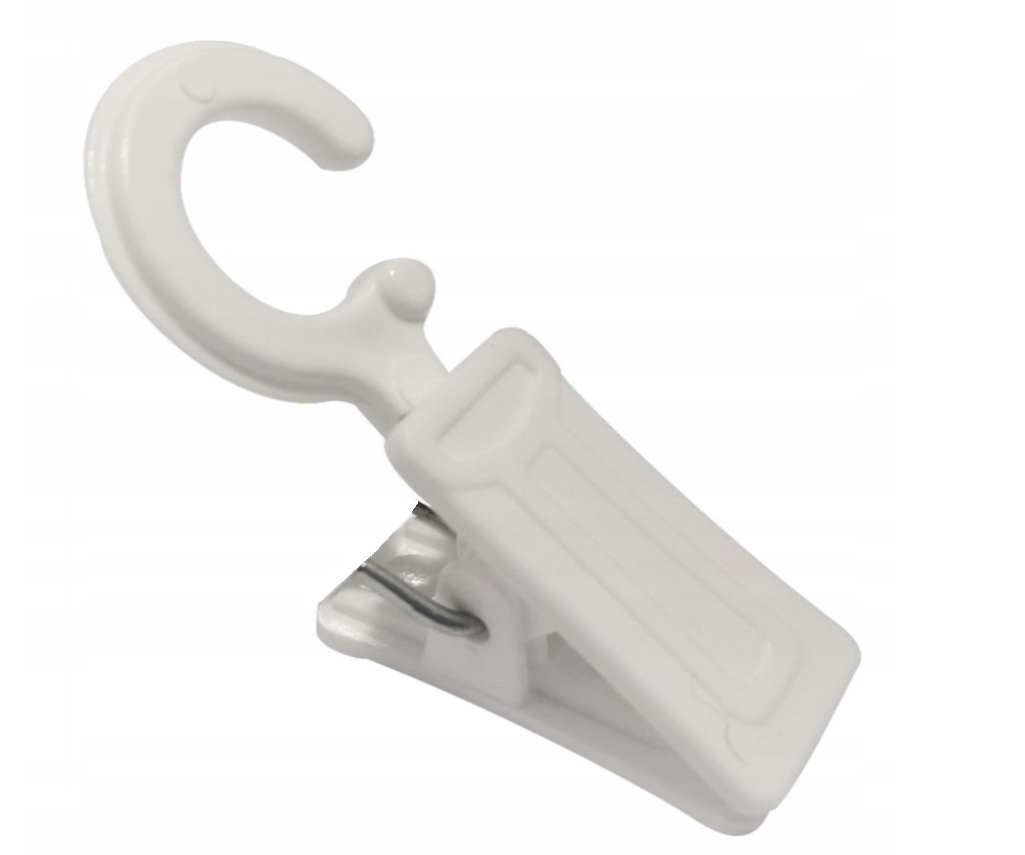 

Żabki do firanek karniszy 10x z haczykiem Plastiko