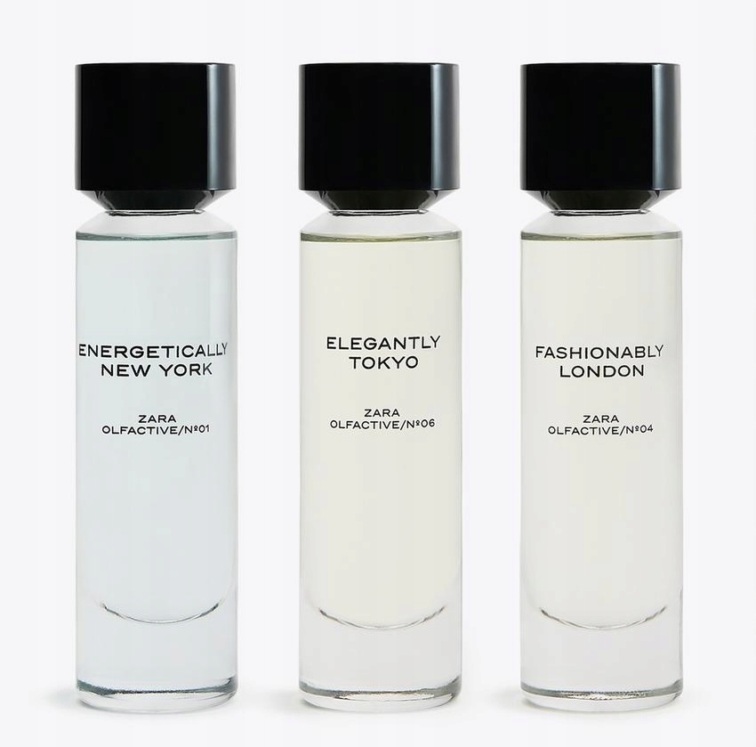 Zara Fashionably London Tokyo New York 3x30ML Set Vibrant Cities