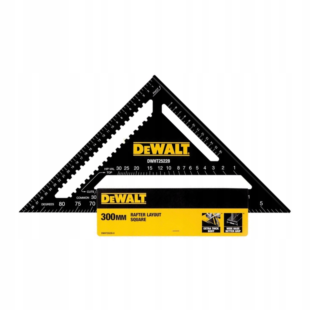 

Kątownik ciesielski przymiar dekarski 300mm DeWALT