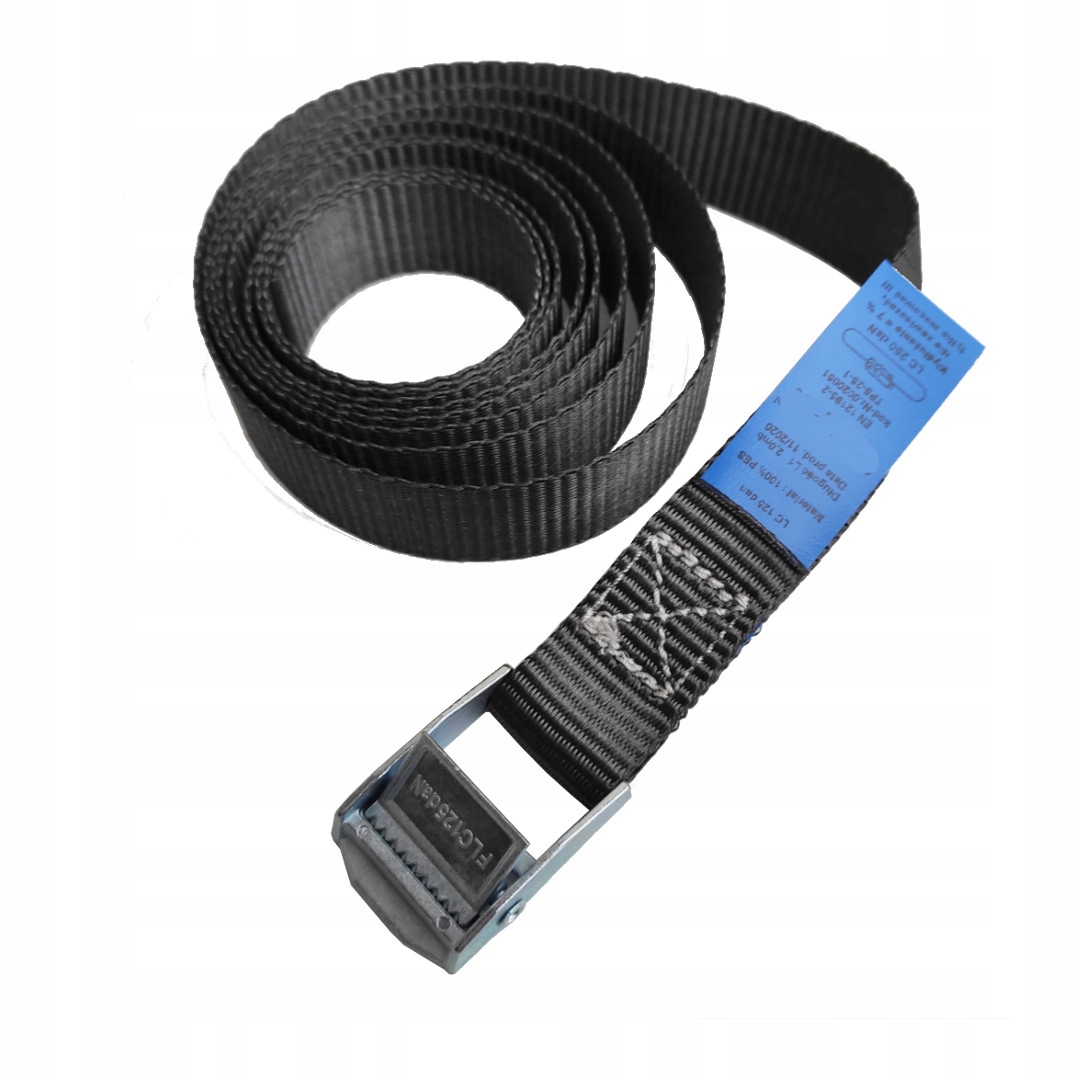 Pas Zaciskowy z klamrą pasek pętla 25mm 1m 100cm