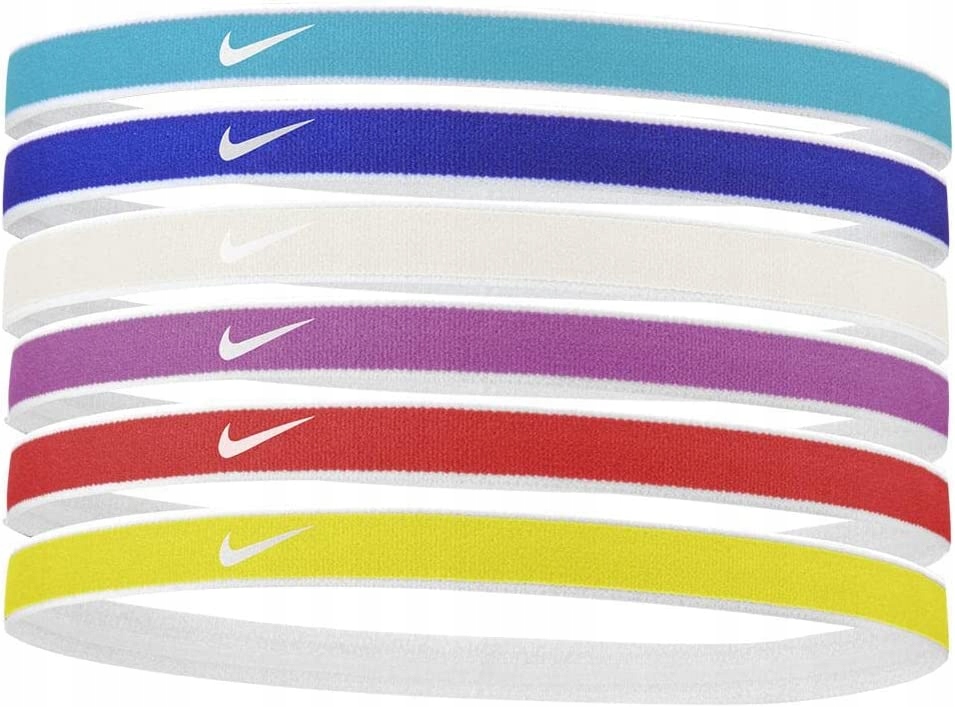 Nike Opaska na Głowę Tenisa Biegania Swoosh 6szt