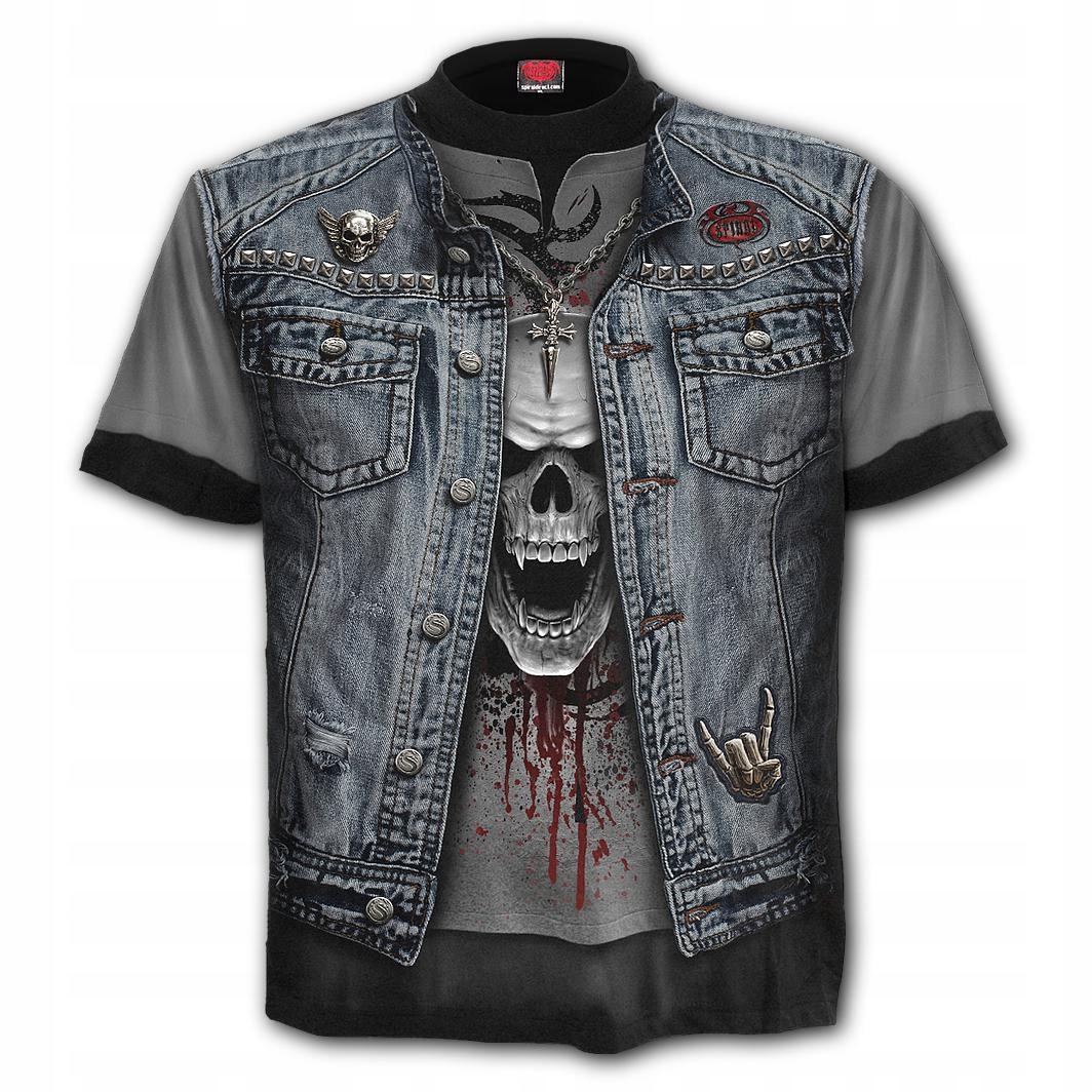 Thrash Metal tričko All Print vel XXL Spiral