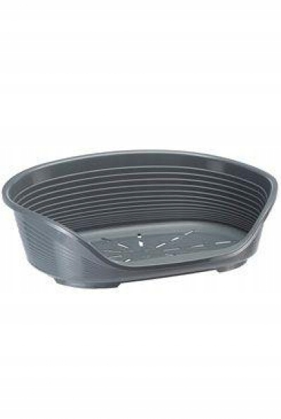 Levně Pelech plast Siesta DLX 10 tm.šedý 93,5x68x28cm Fp