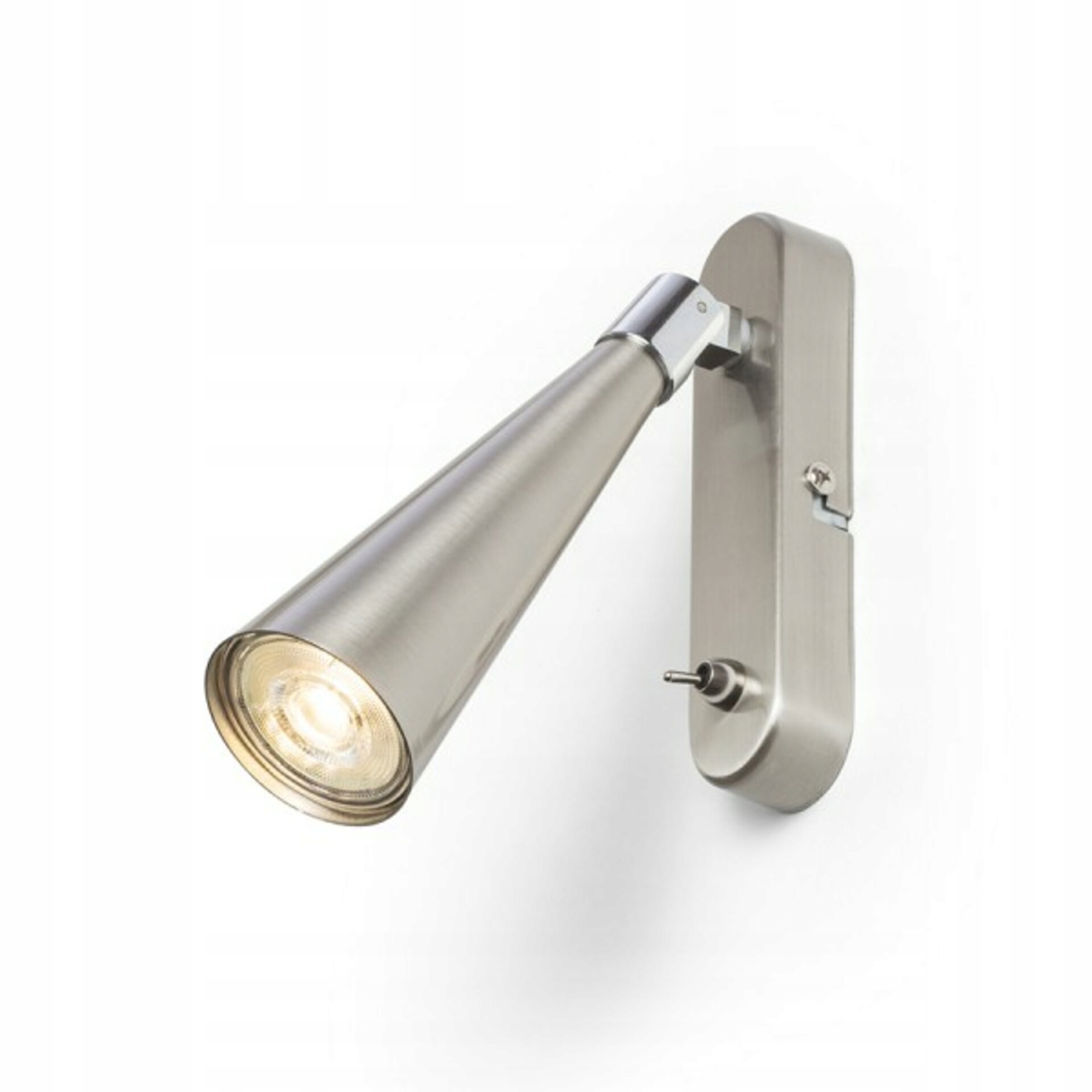 Nástěnné bodové svítidlo Rendl Alexis matný nikl GU10 5W s vypínačem