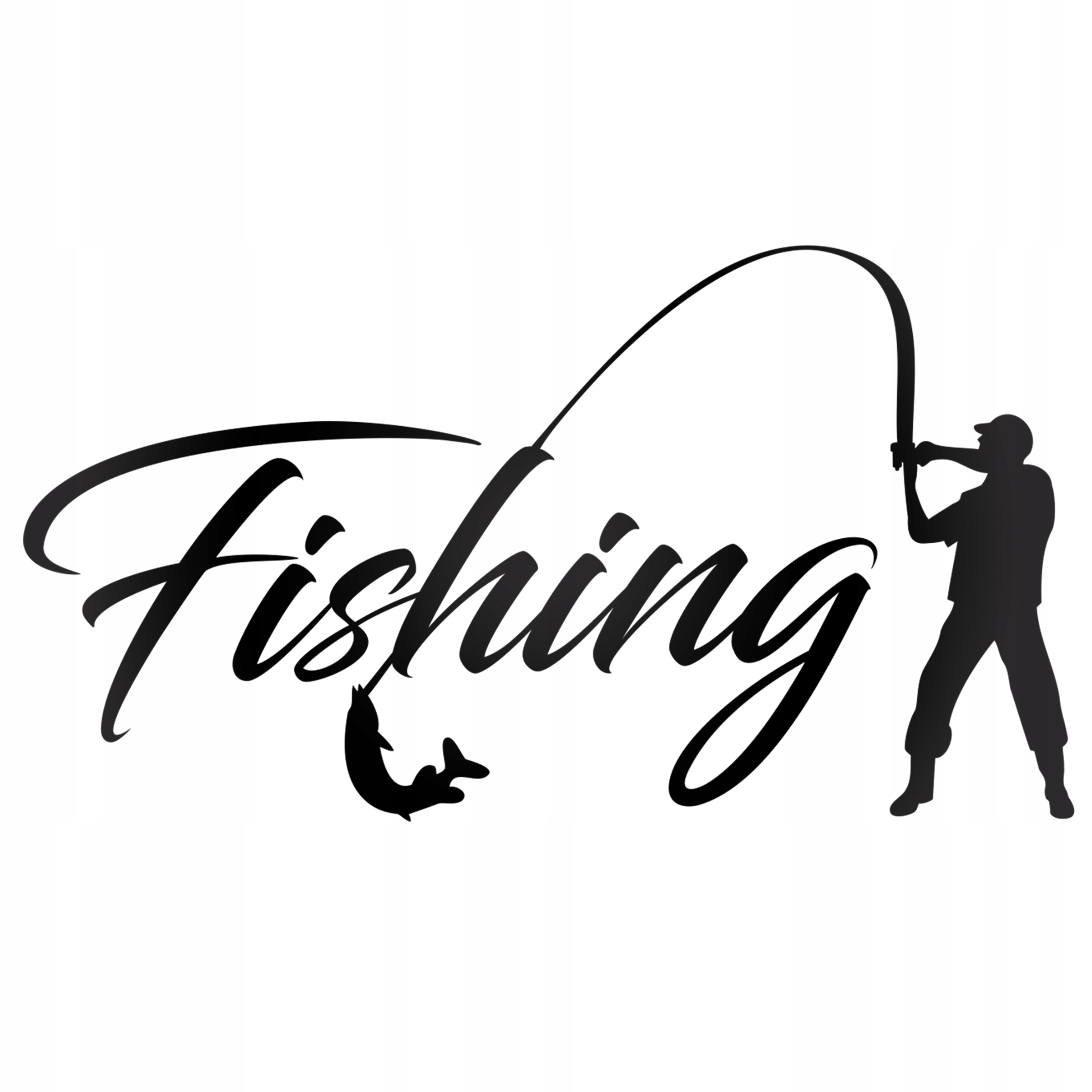 

Naklejka Odblaskowa Fishing Wędkarska Na Auto