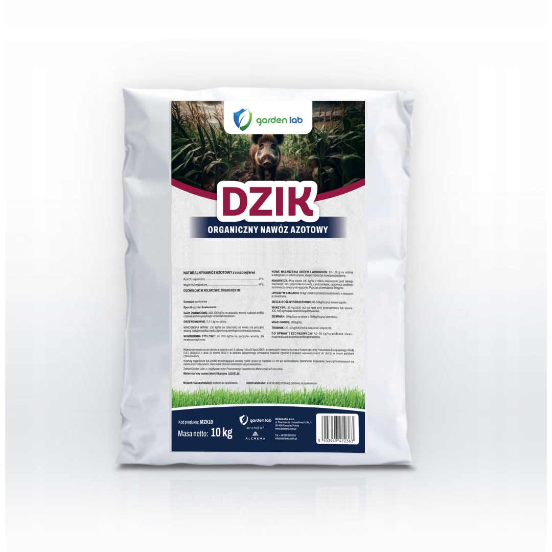 Divočák – odpuzuje divokou zvěř a ptáky – sáček o hmotnosti 10 kg