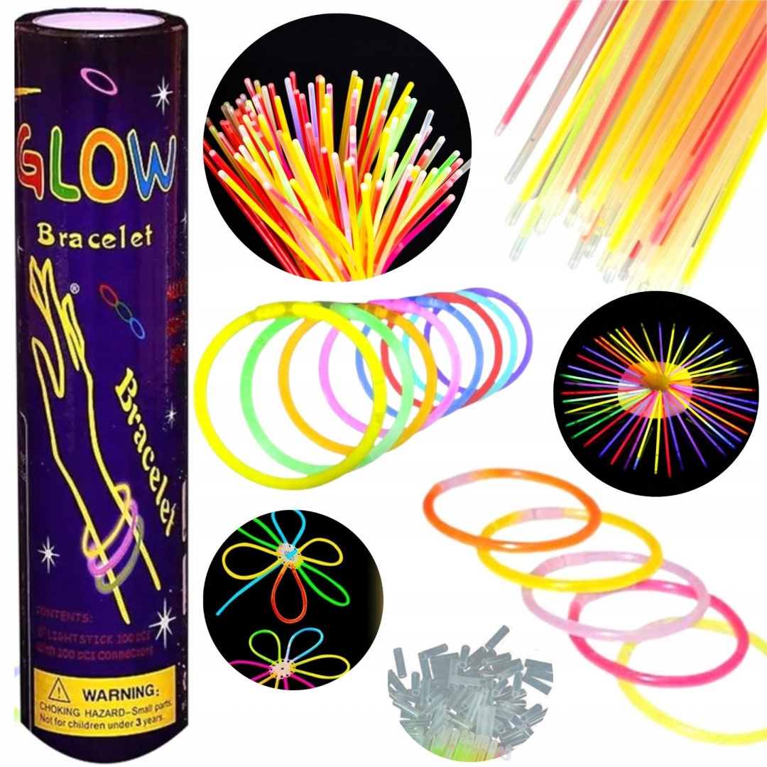 

Opaski świecące Pałeczki fluorescencyjne 50 szt.