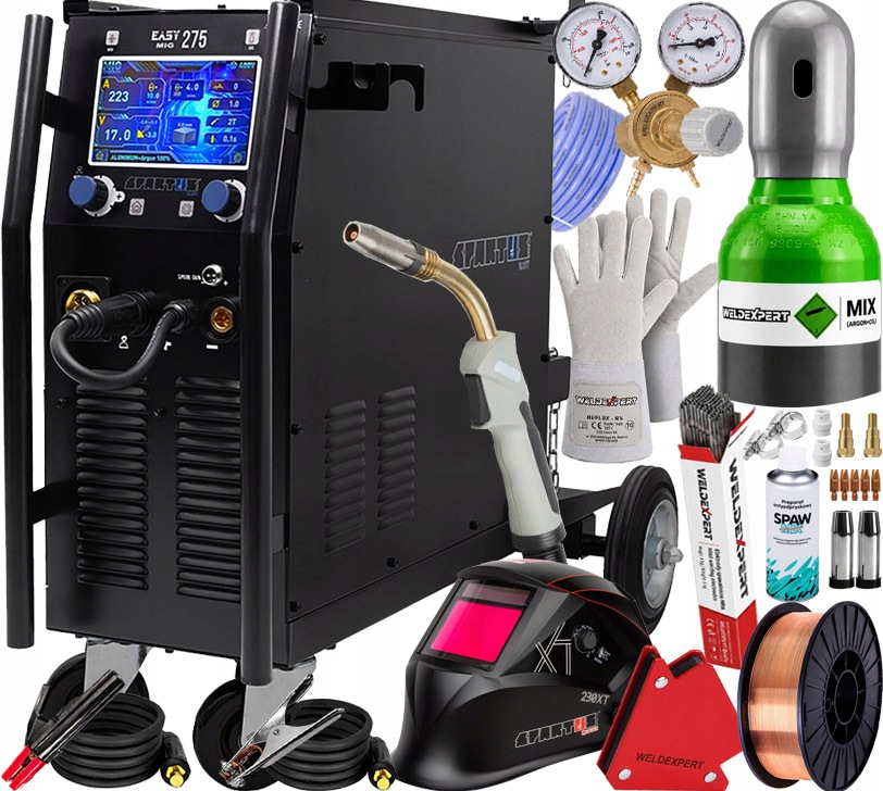 Spawarka Półautomat Migomat Mig Spartus EasyMIG 275 Synergia 250A 400V 4T