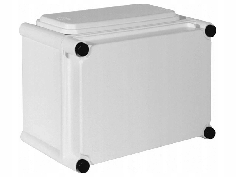 Kompletná krabička Z-1/2 mliečna s krytom IP65 280x200x151 mm