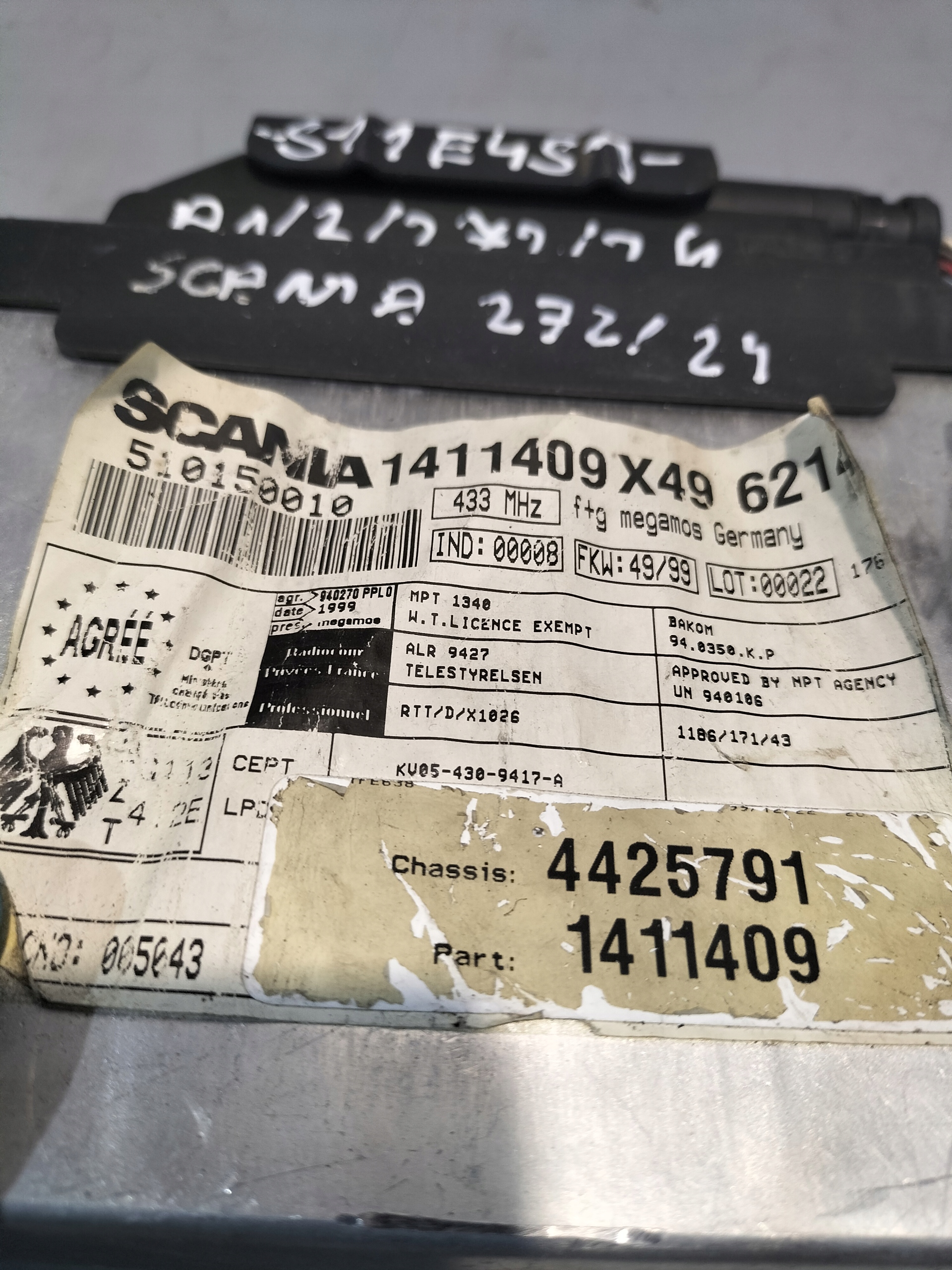 Centralina Motore SCANIA P94DB4X2NA