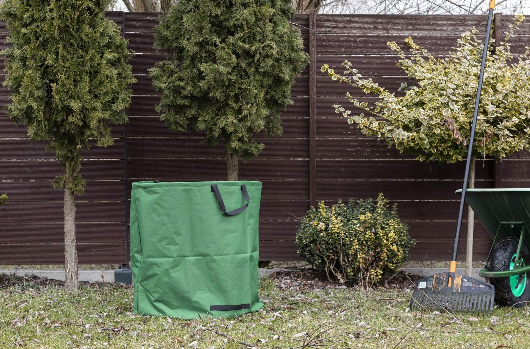 Worek ogrodowy 66x70cm Dark Green - CULTIVO Typ torba na liście