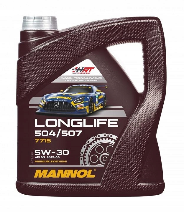 Olej silnikowy Mannol 5W30 Longlife 504/507 O.e.m. For Vw, Audi 4 litry