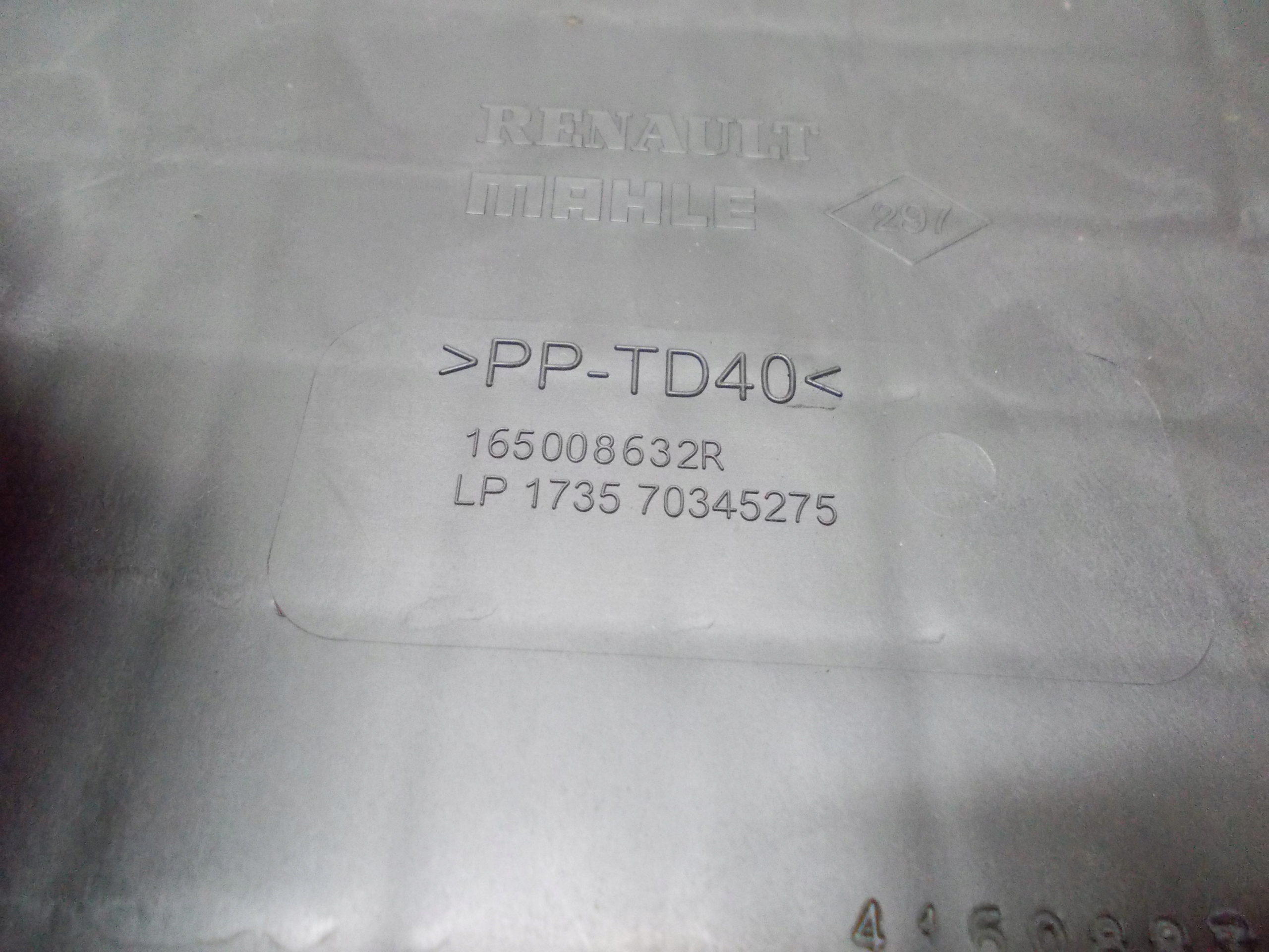 RENAULT MASTER III LIFT Gehäuse filter luft 165008632R