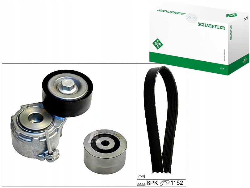 Klínový Řemen Vícedrážkový Ina 6PK1153K2 K026PK115