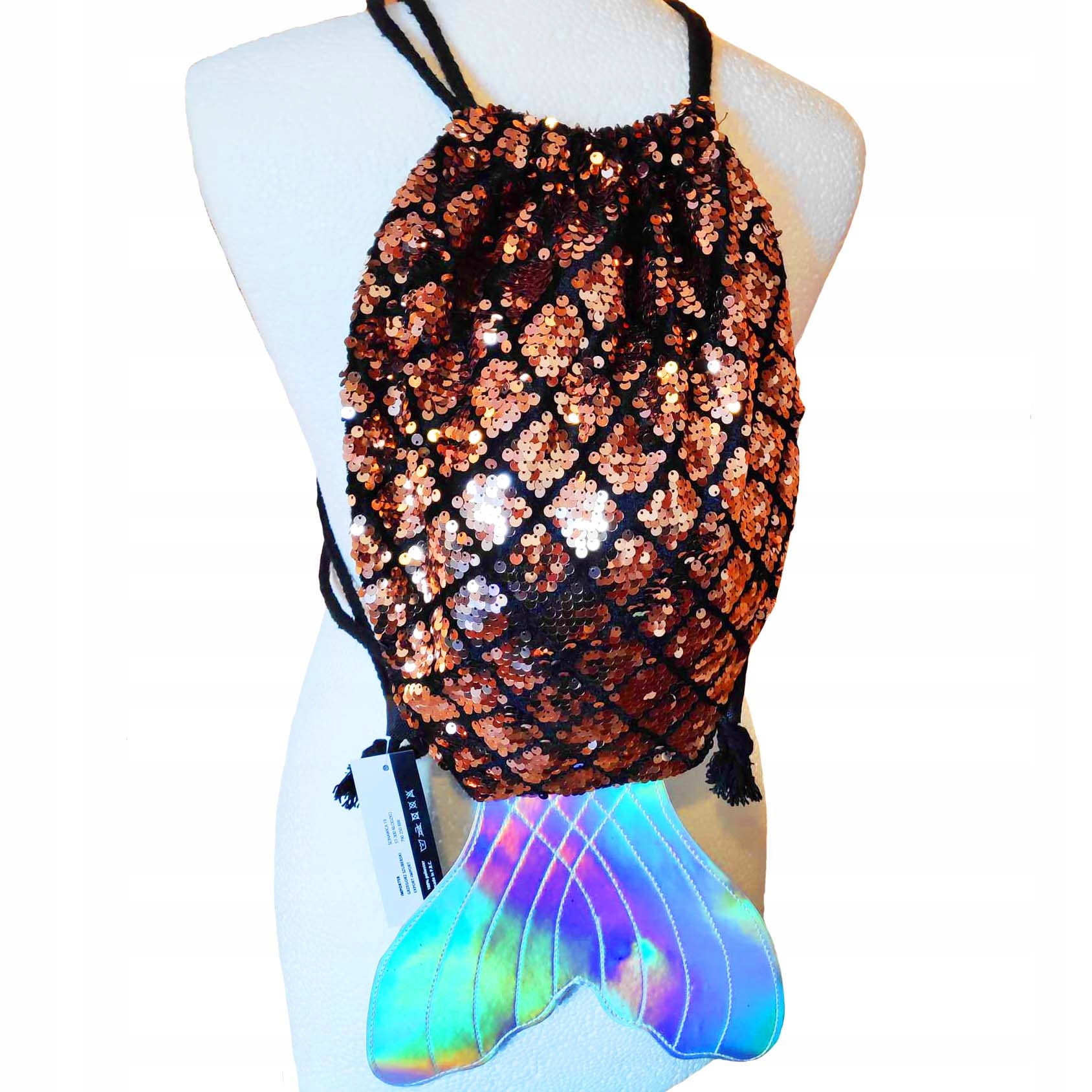 

Worek Plecak Mermaid Syrenka Cekin Szkolny Bag Hit