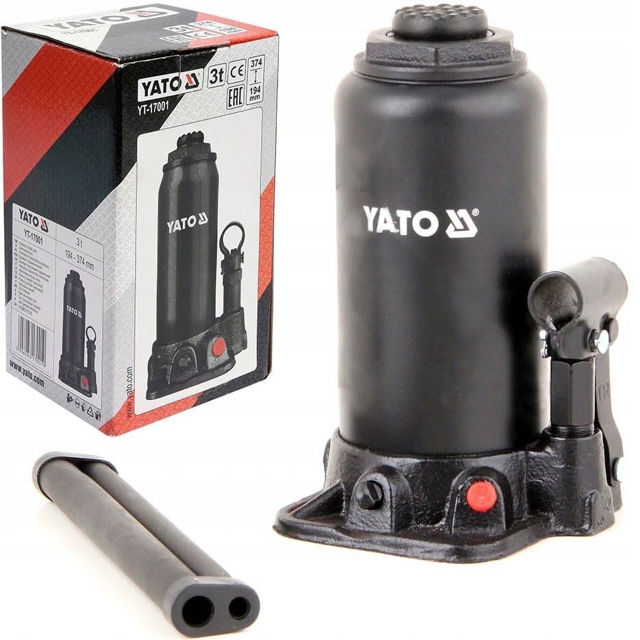 Yato Podnośnik Hydrauliczny Słupkowy 3 Tony Lewarek 3T