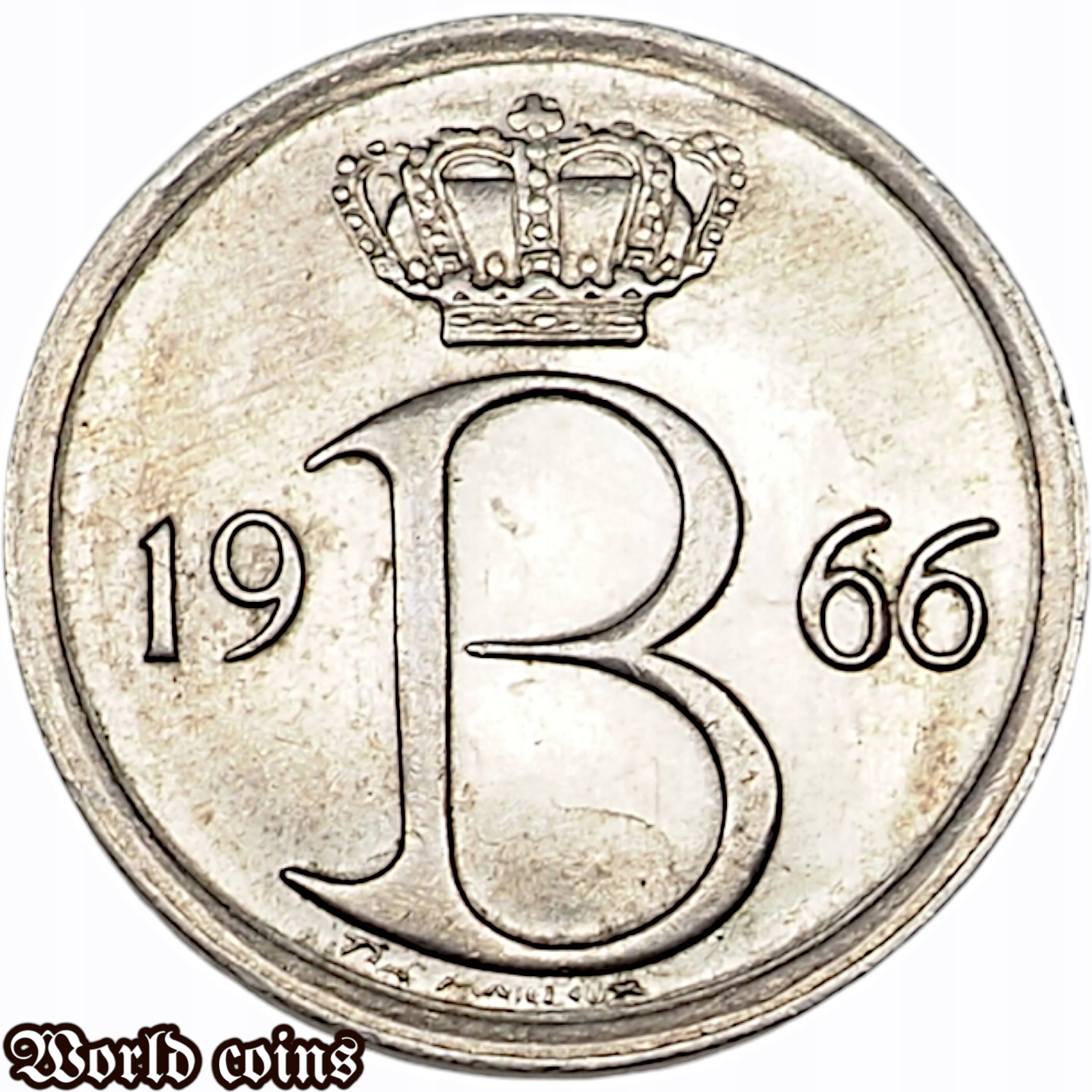 25 CENTYMÓW 1966 BELGIE - BELGIA