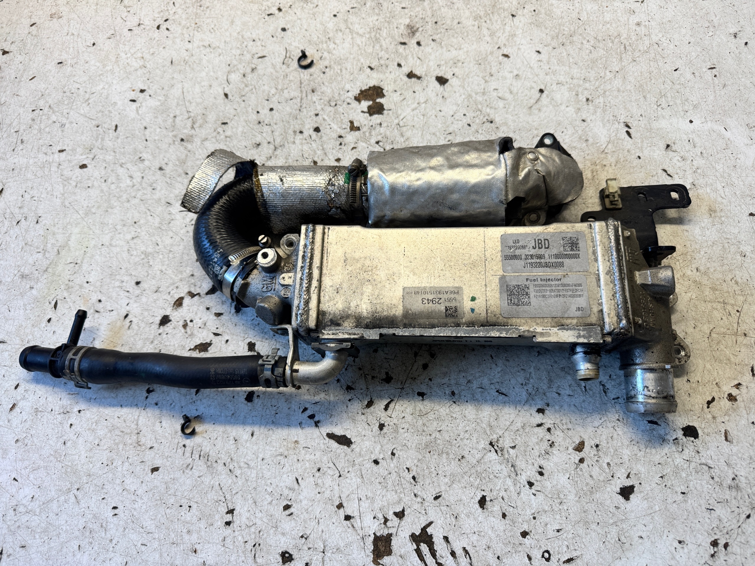OPEL ASTRA K LIFT intercooler radiator Z pipe 1.5 DIESEL LXD 55512943