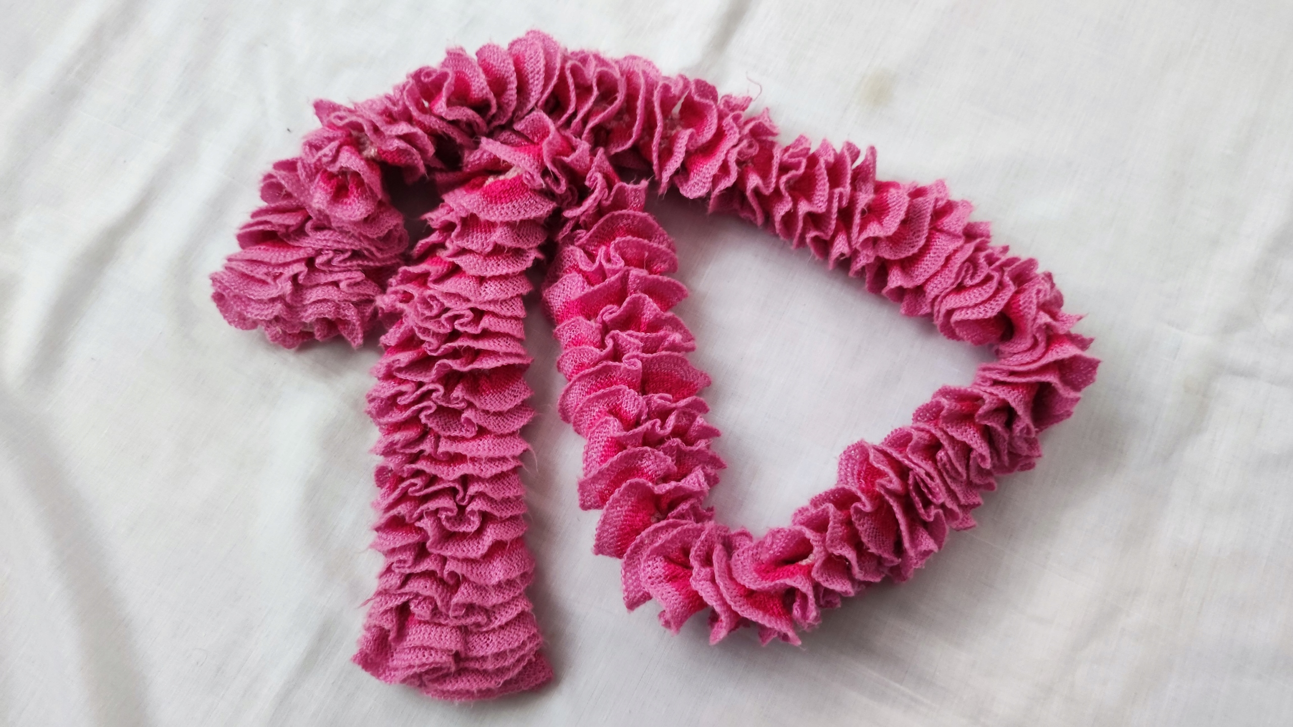 OZDOBNY SZALIK DZIEWCZĘCY FALBANKI