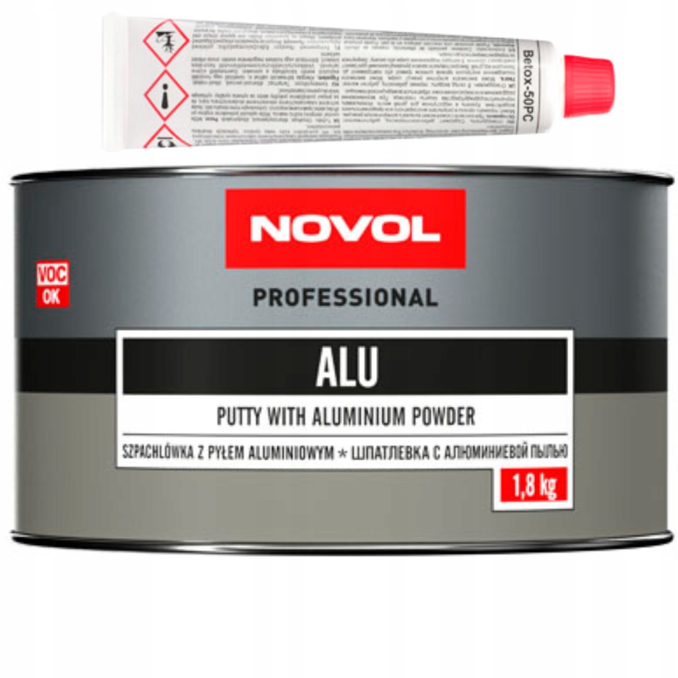 

Novol szpachlówka Alu z pyłem aluminiowym 1,8 kg