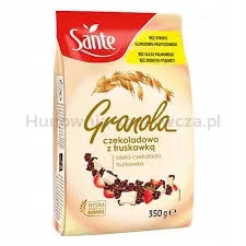 Levně Sante Granola s bílou čokoládou a jahodami 350 g