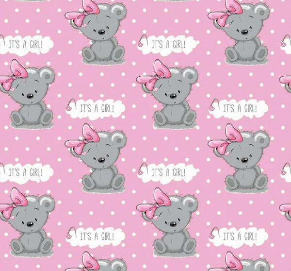 Pielucha Flanelowa 70x80 Miś Girl R